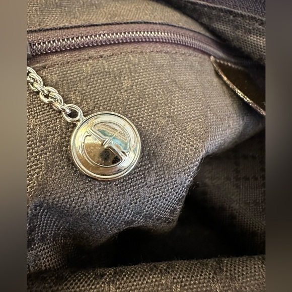 Gucci Nylon and Leather Bamboo Handle Bag - Picture 11 of 13